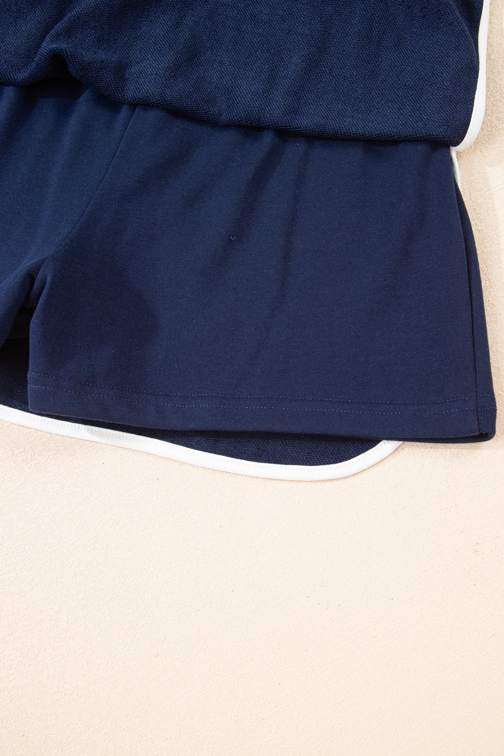 Varsity Stripe Pullover and Mini Skirt Two Piece Set