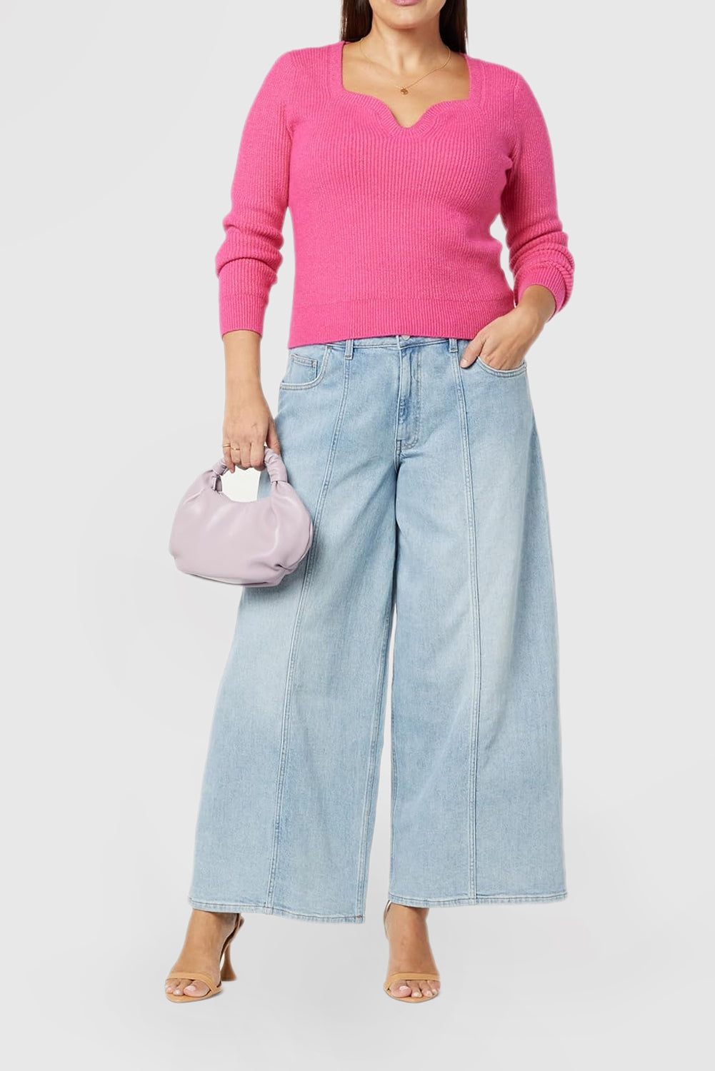 Women's Loose Jeans Comfortable Straight Jeans