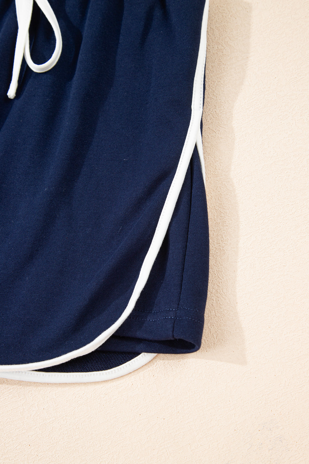 Varsity Stripe Pullover and Mini Skirt Two Piece Set