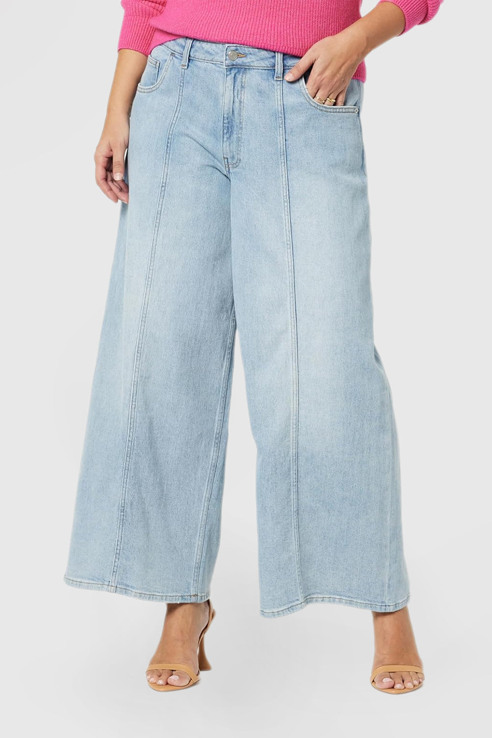 Women's Loose Jeans Comfortable Straight Jeans