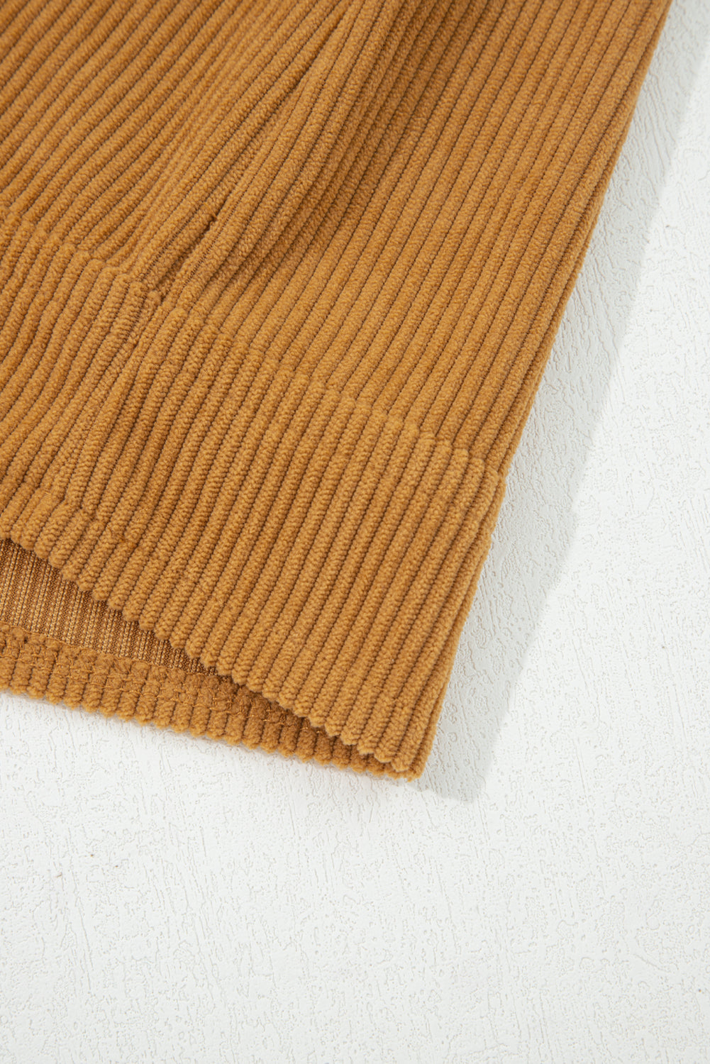 Corduroy Sleeveless Mini Dress With Patched Pockets