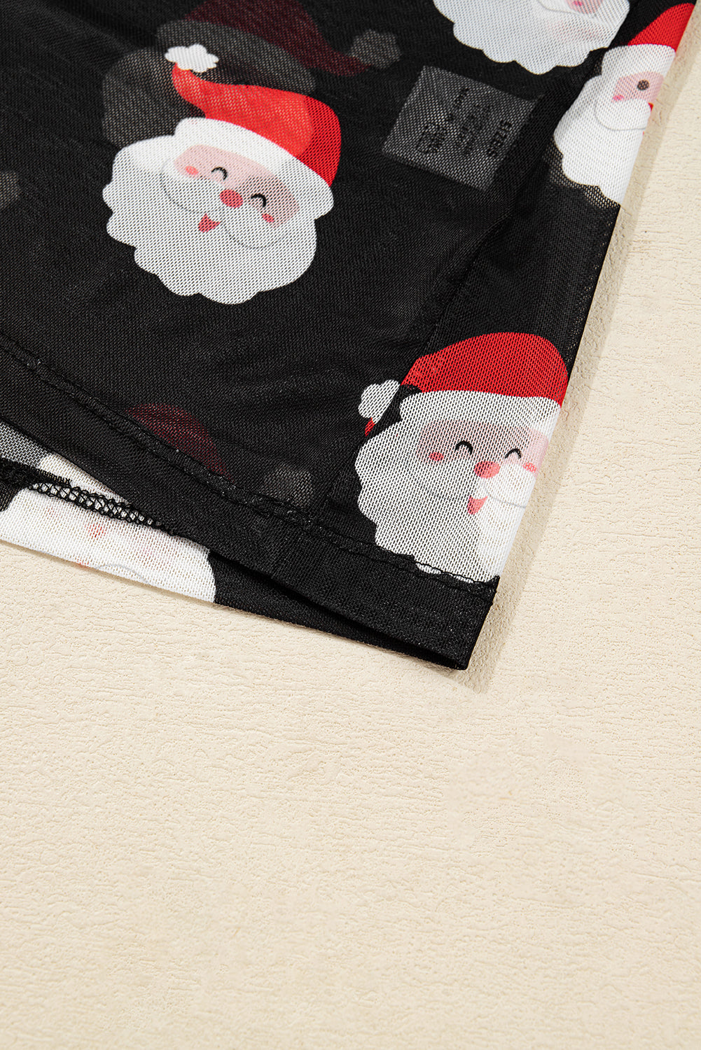 Christmas Fashion Print Slim Fit Long Sleeve Top