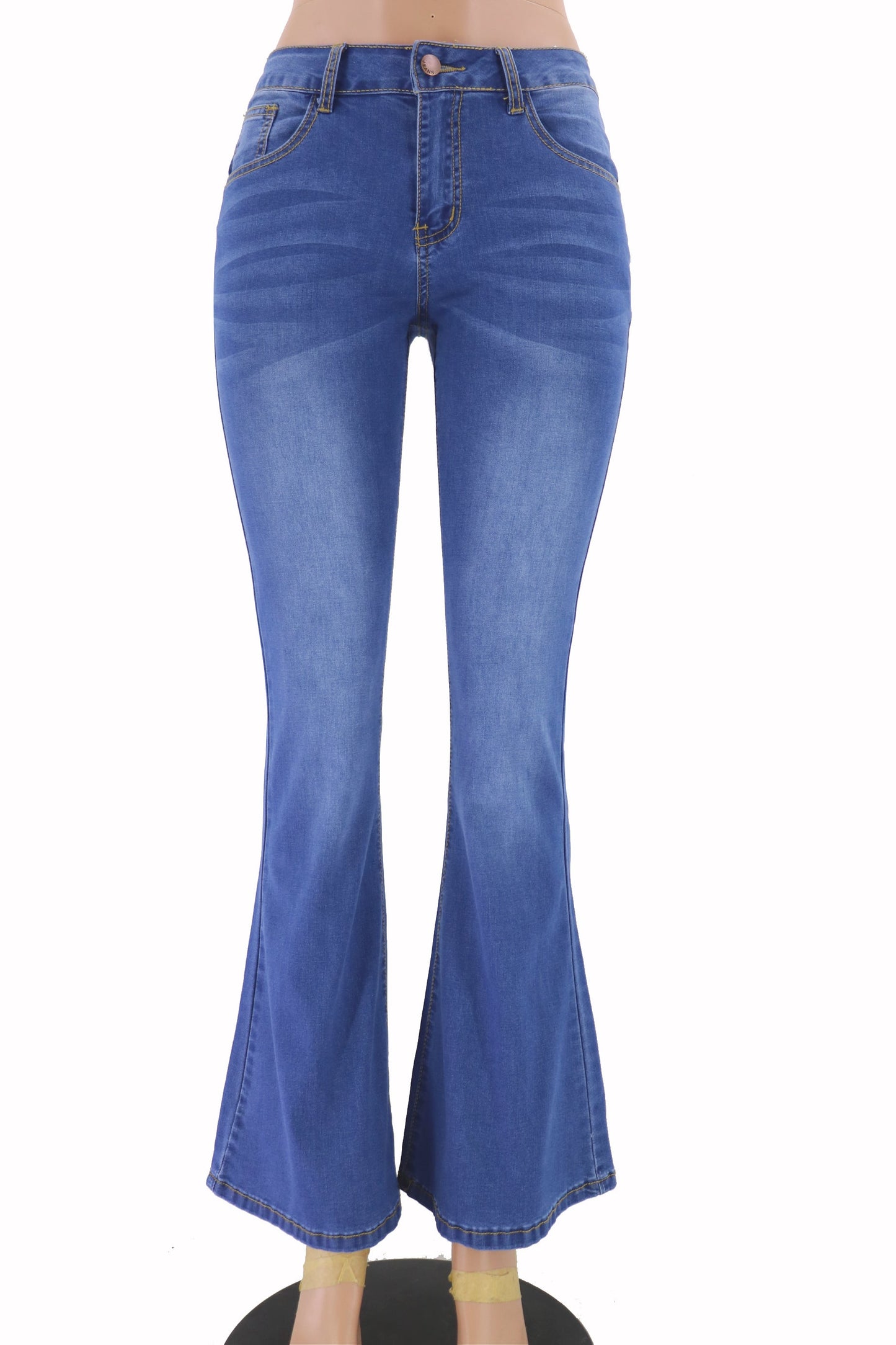 Bootcut Low Waist High Stretch Denim Pants