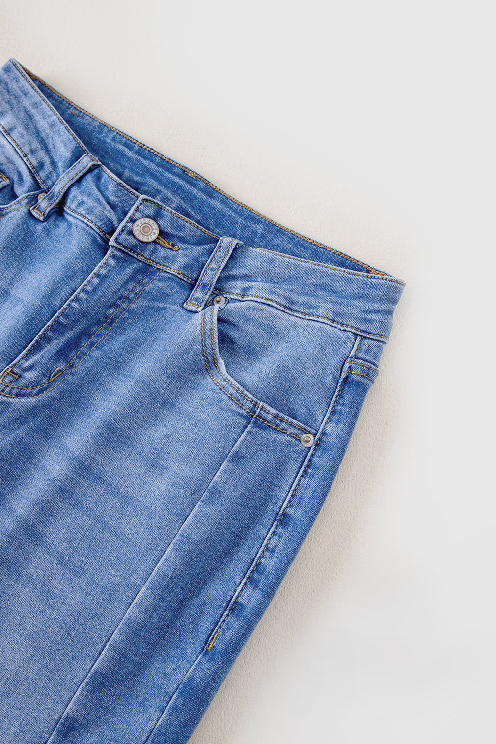 Women's High-Waist Bootcut Flare Solid Jeans