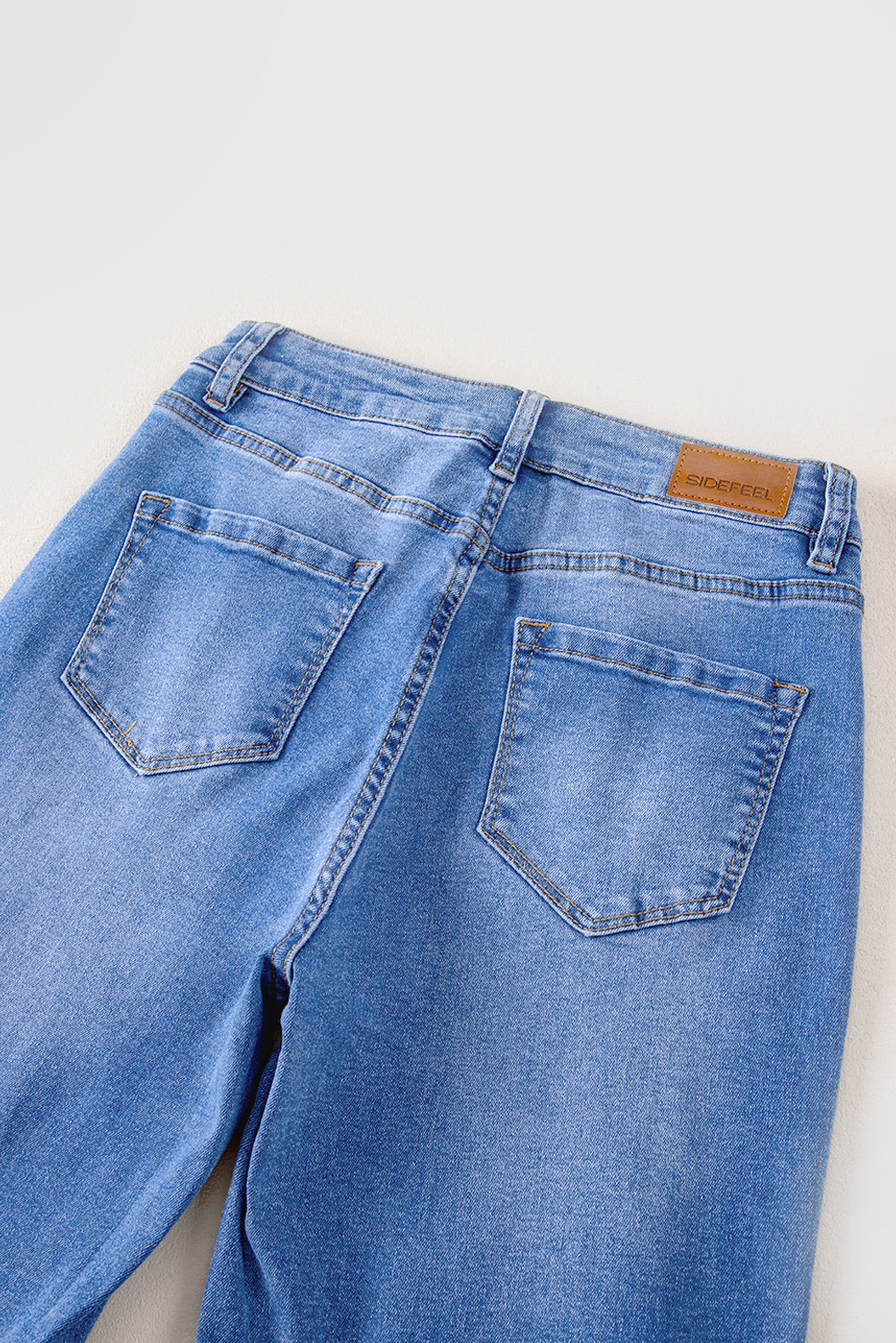 Women's High-Waist Bootcut Flare Solid Jeans