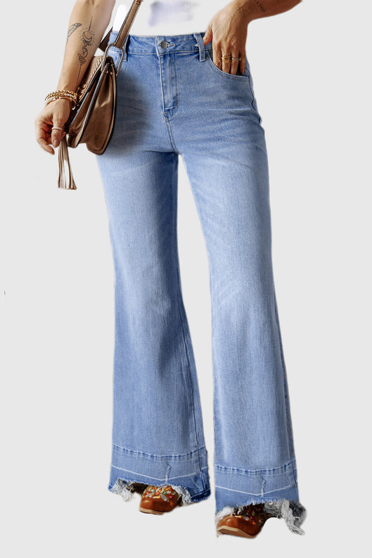 Ashleigh Blue High-Waisted Flared Jeans
