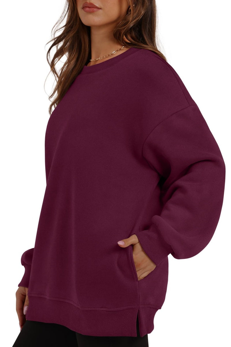 Y2K Crewneck Sweatshirt Cozy Fleece Pullover