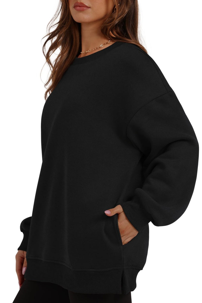 Y2K Crewneck Sweatshirt Cozy Fleece Pullover