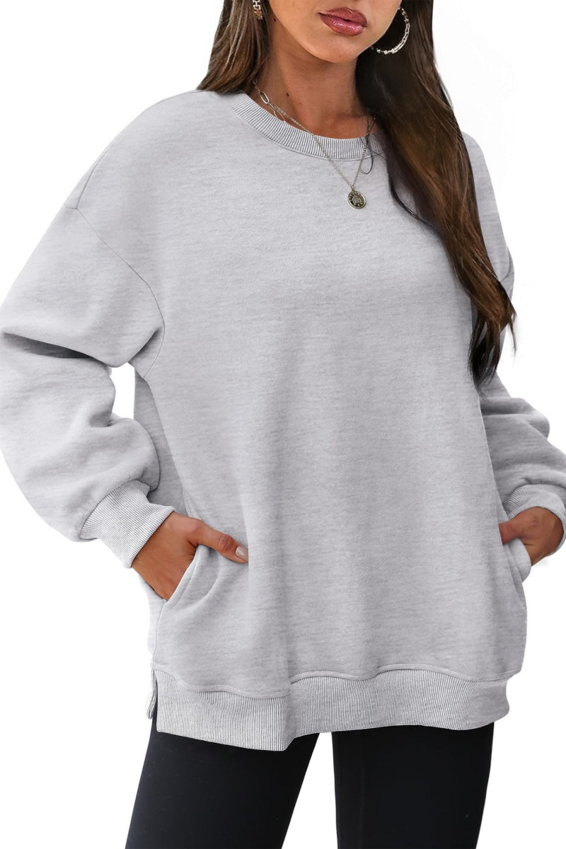Y2K Crewneck Sweatshirt Cozy Fleece Pullover