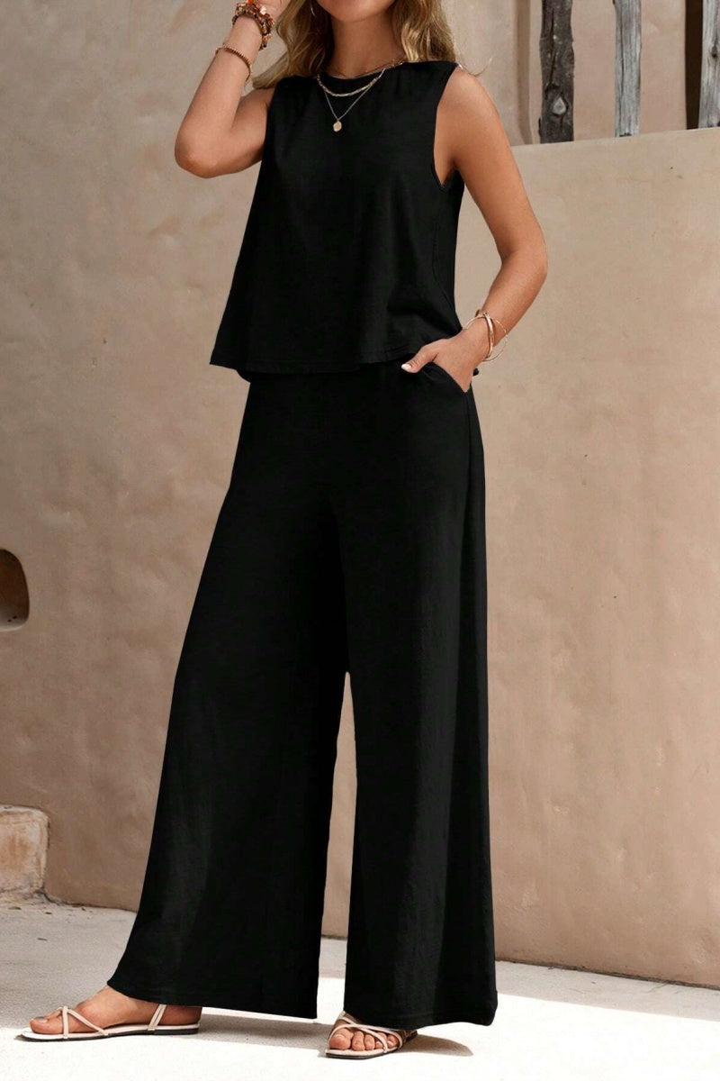 Women Two Piece Casual Set Loose Top and Pants
