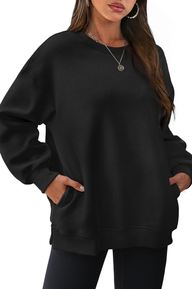 Y2K Crewneck Sweatshirt Cozy Fleece Pullover
