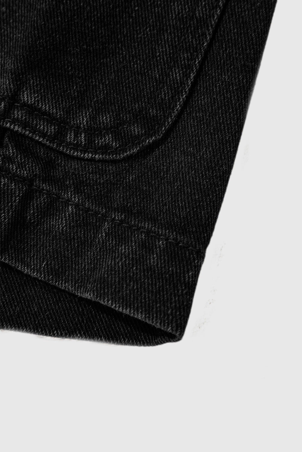 Side Pockets Lapel Collar Denim Jacket