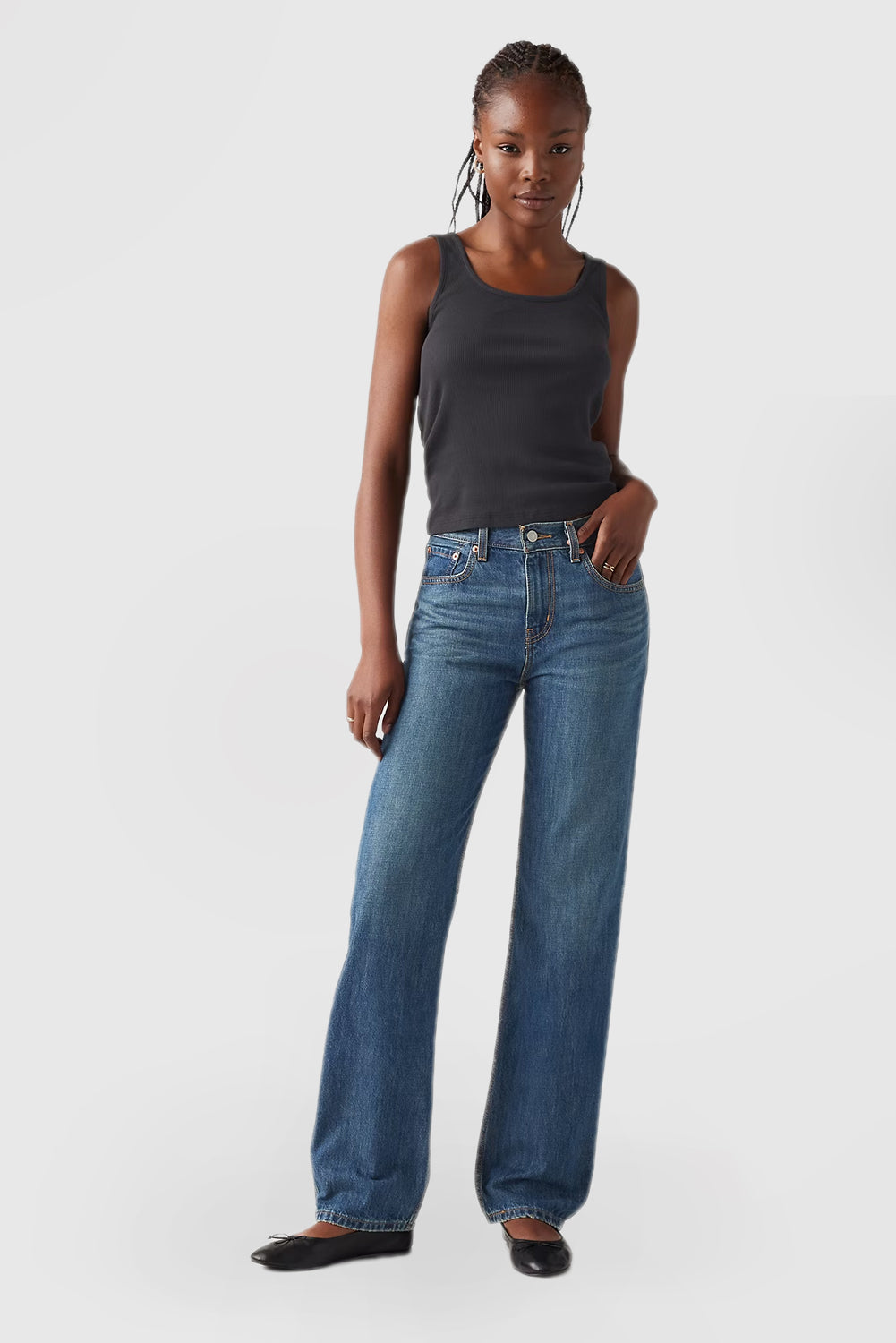 Women's Low Rise High Waist Slim Fit Jeans