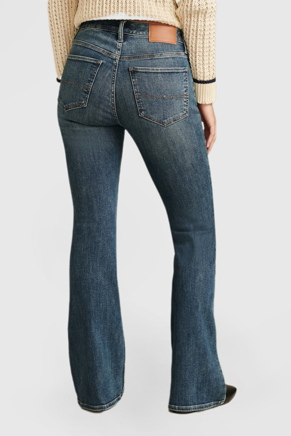 Women's Curve-Enhancing High-Waist Flare Skinny Jeans