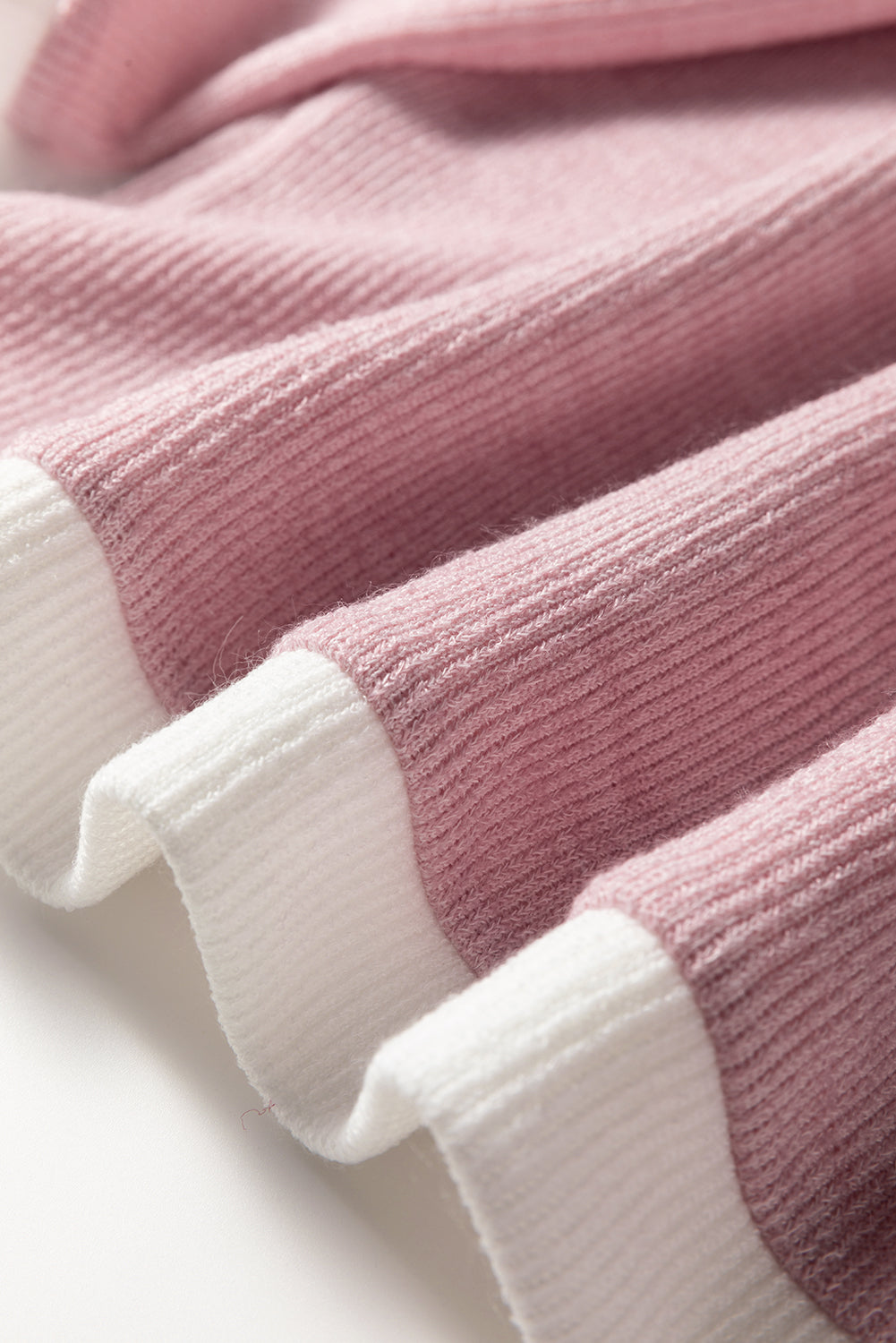 Colorblock Drop Shoulder Knit Top for Women