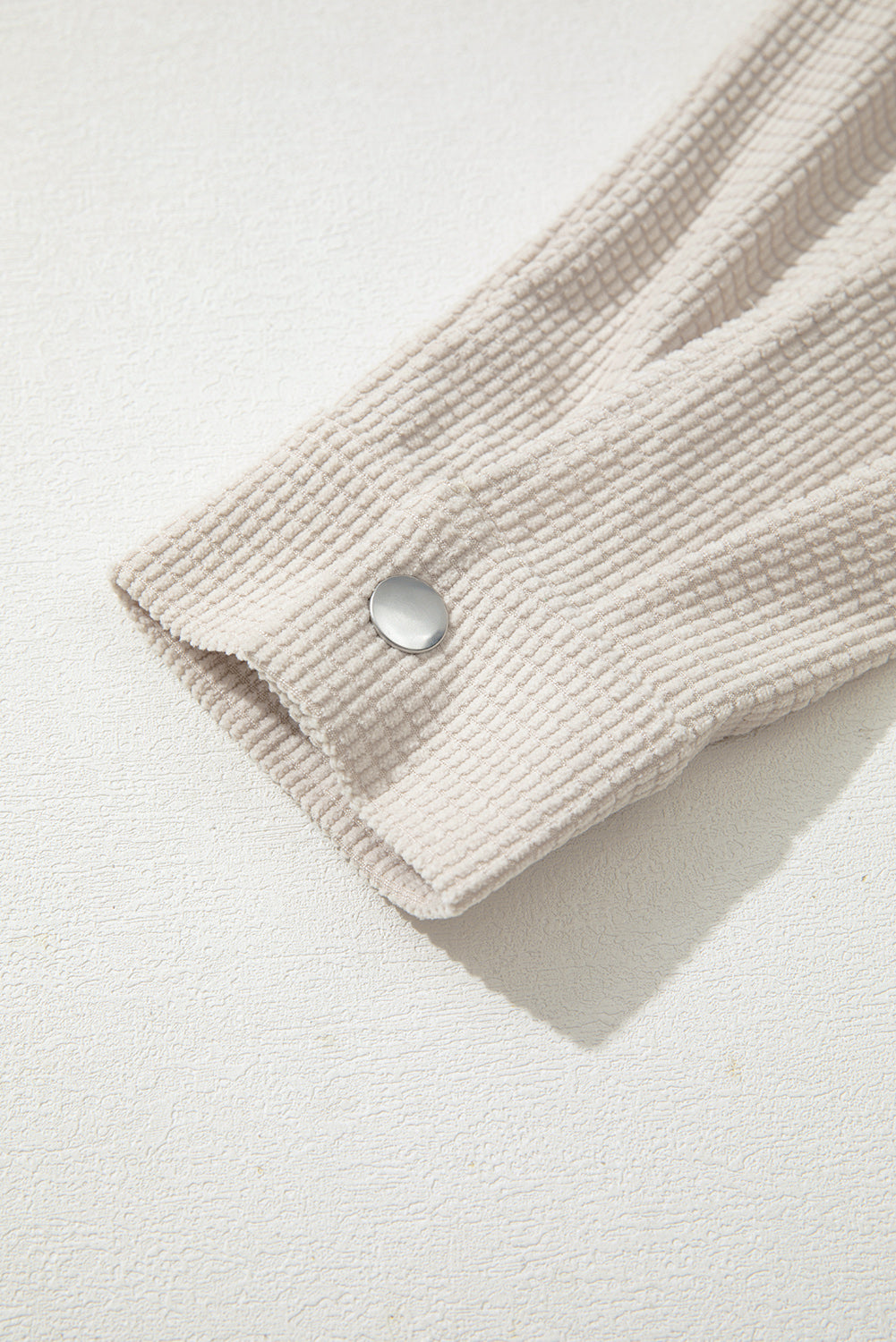 Oversized Hooded Knit Textured Streetwear Shacket