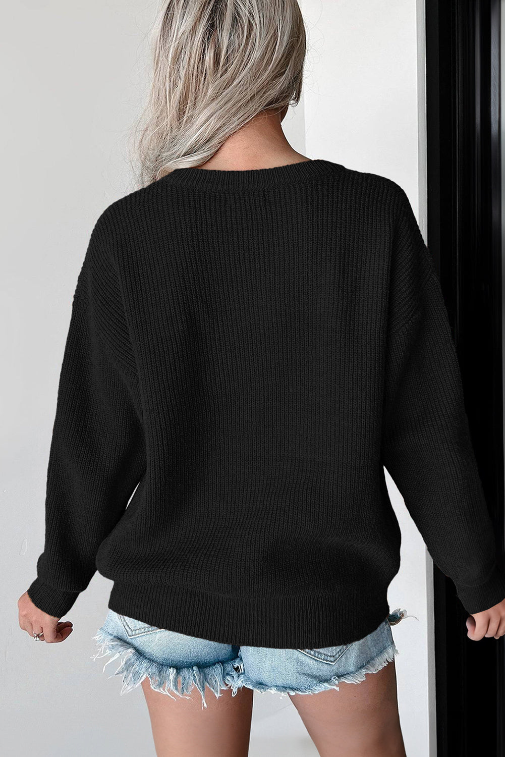Hello Pumpkin Fall Casual Graphic Sweater