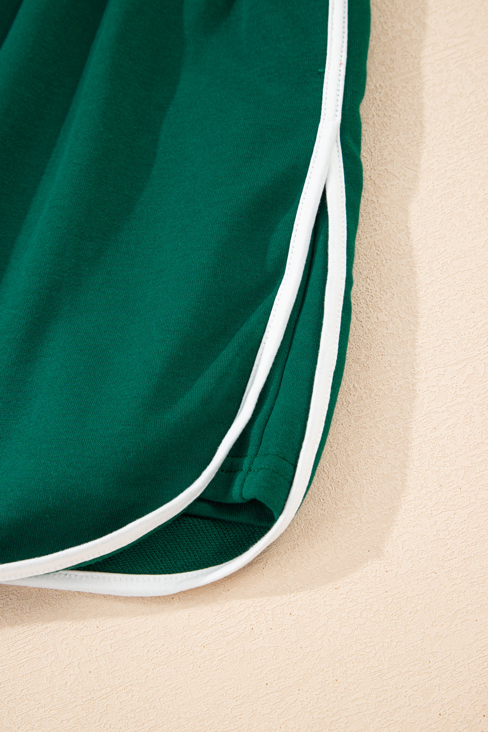 Varsity Stripe Pullover and Mini Skirt Two Piece Set
