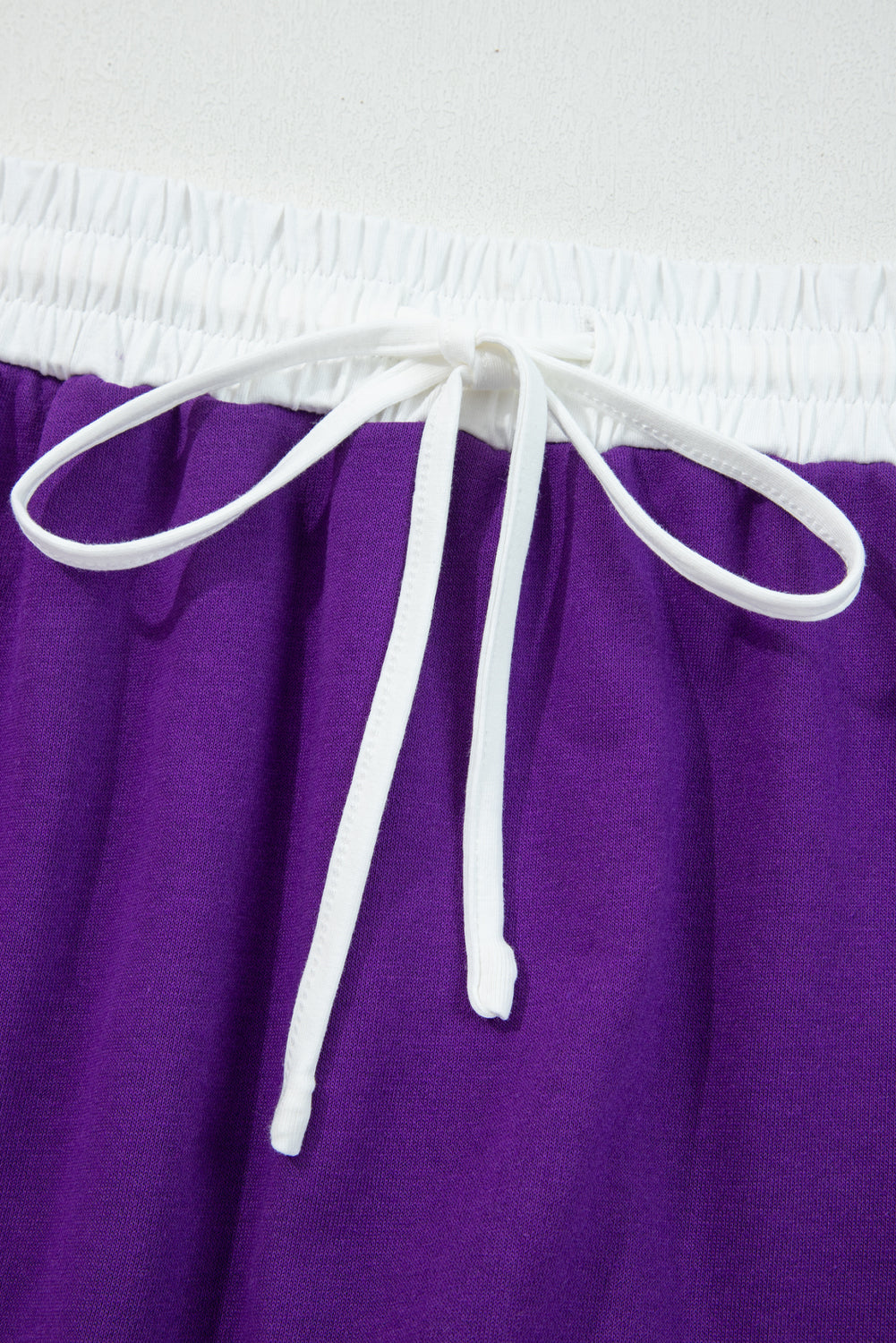 Varsity Stripe Pullover and Mini Skirt Two Piece Set