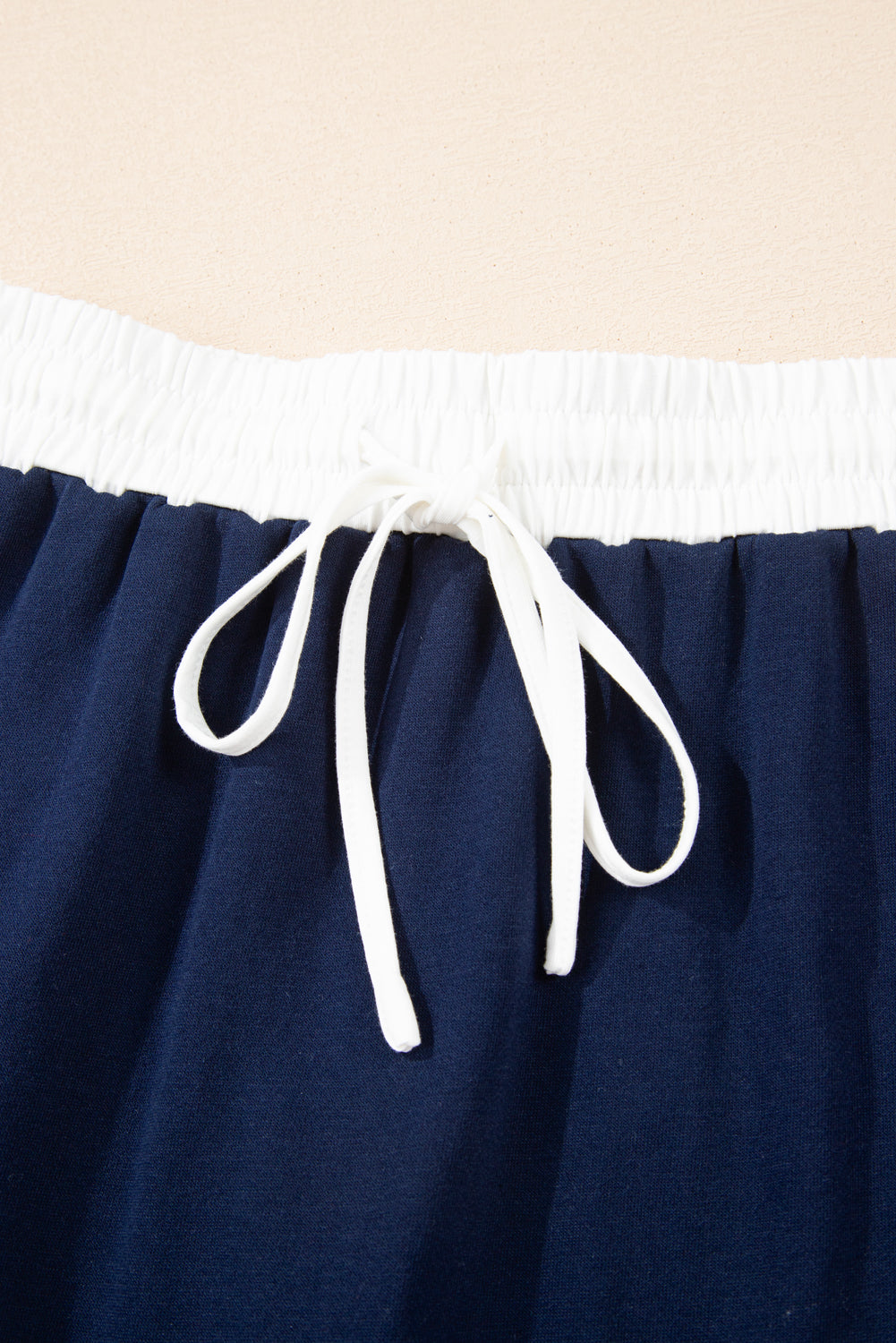 Varsity Stripe Pullover and Mini Skirt Two Piece Set