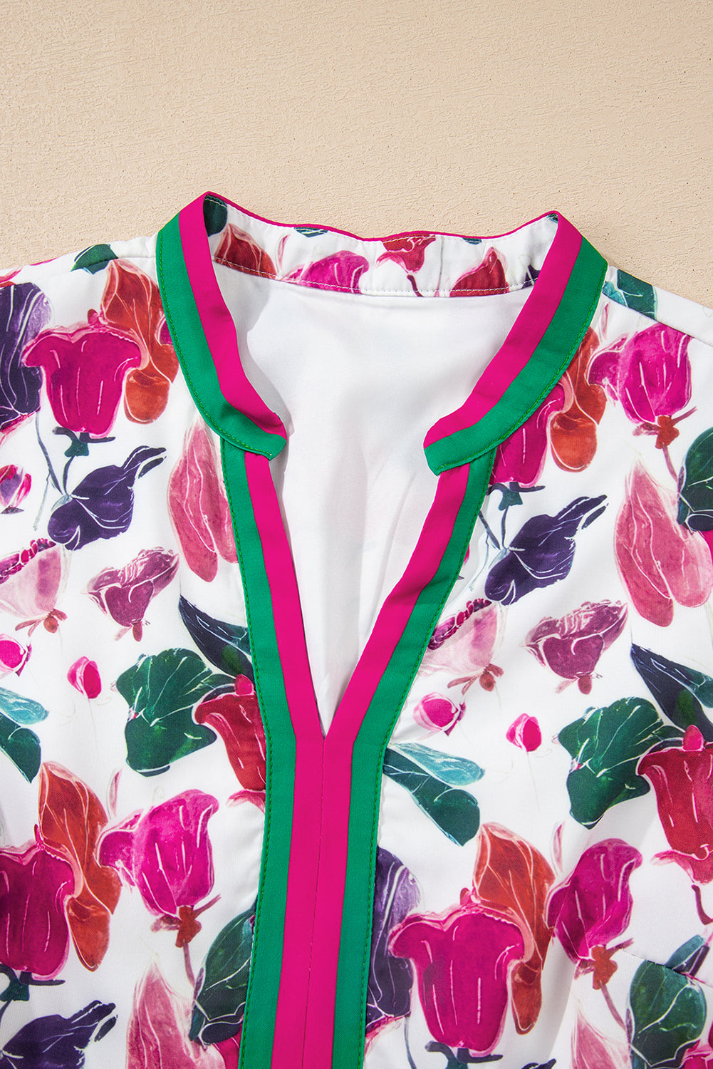 Street Style Floral Print Long Sleeve Mini Dress