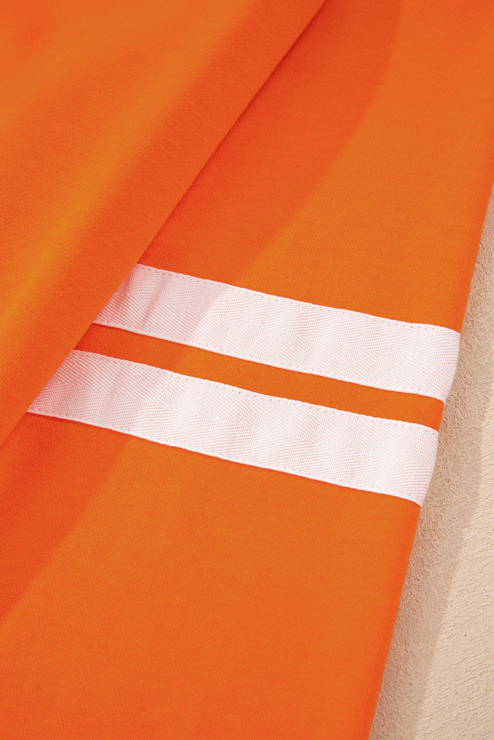 Varsity Stripe Pullover and Mini Skirt Two Piece Set