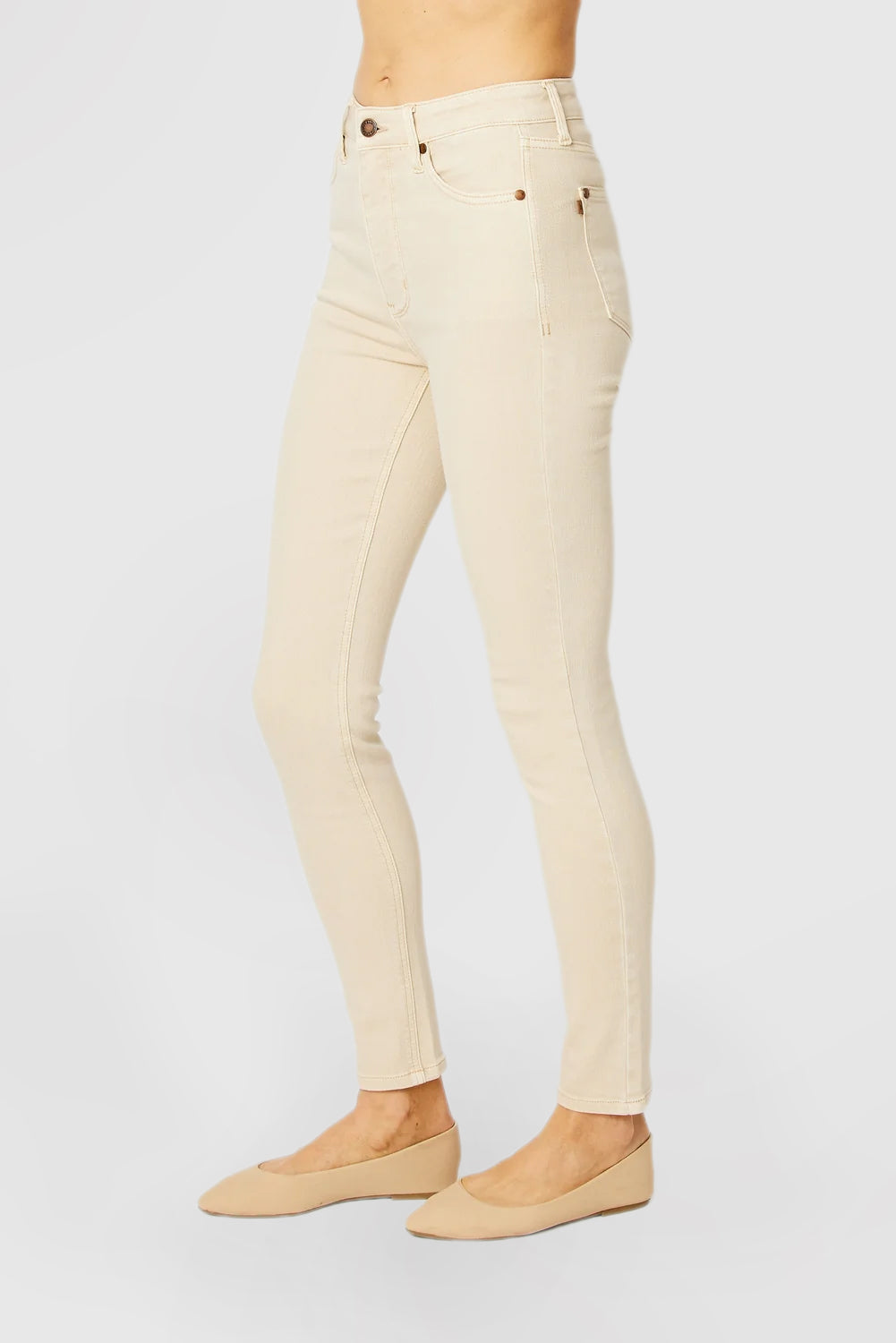 Natural Tummy Control High-Rise Skinny Jeans