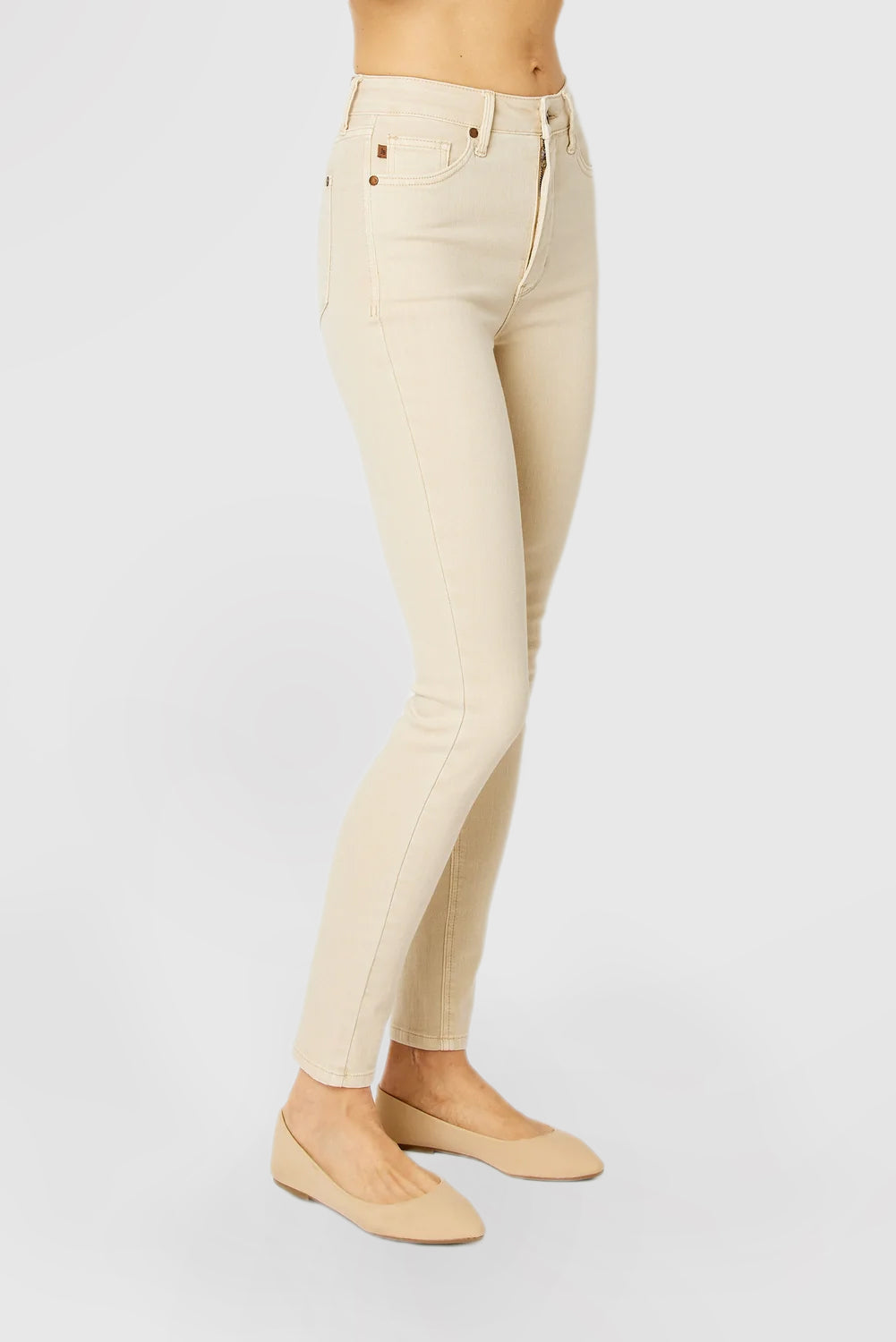 Natural Tummy Control High-Rise Skinny Jeans