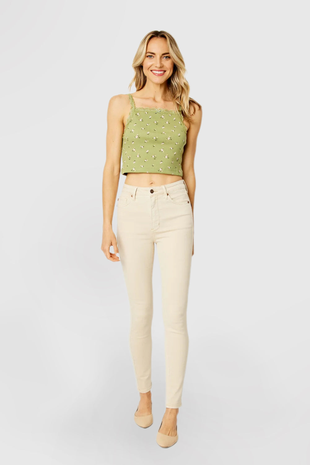 Natural Tummy Control High-Rise Skinny Jeans