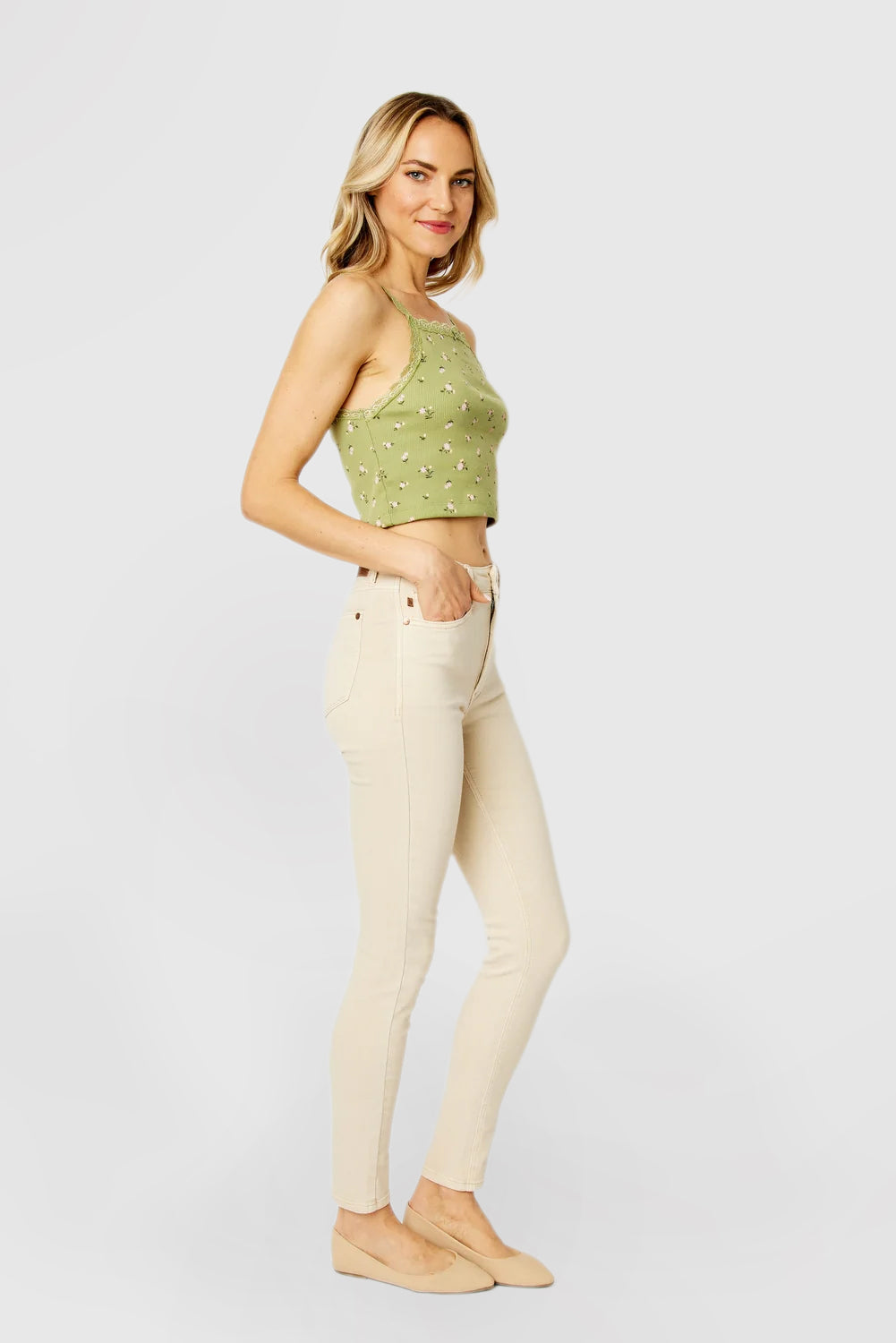 Natural Tummy Control High-Rise Skinny Jeans