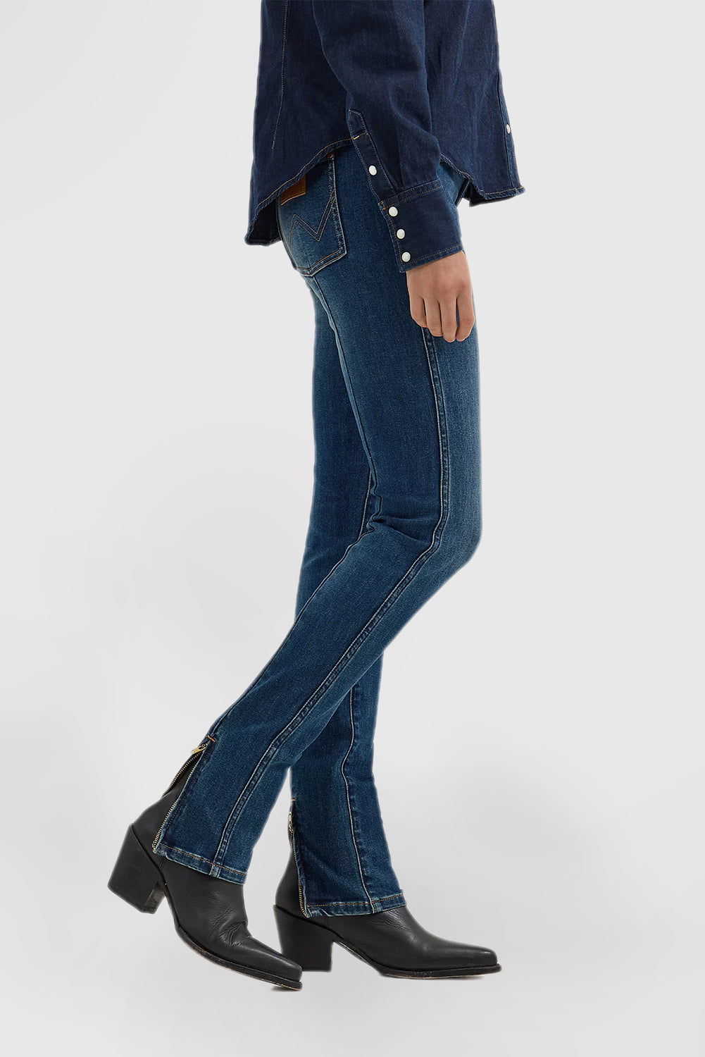 Low-Rise Women's Spat Jeans