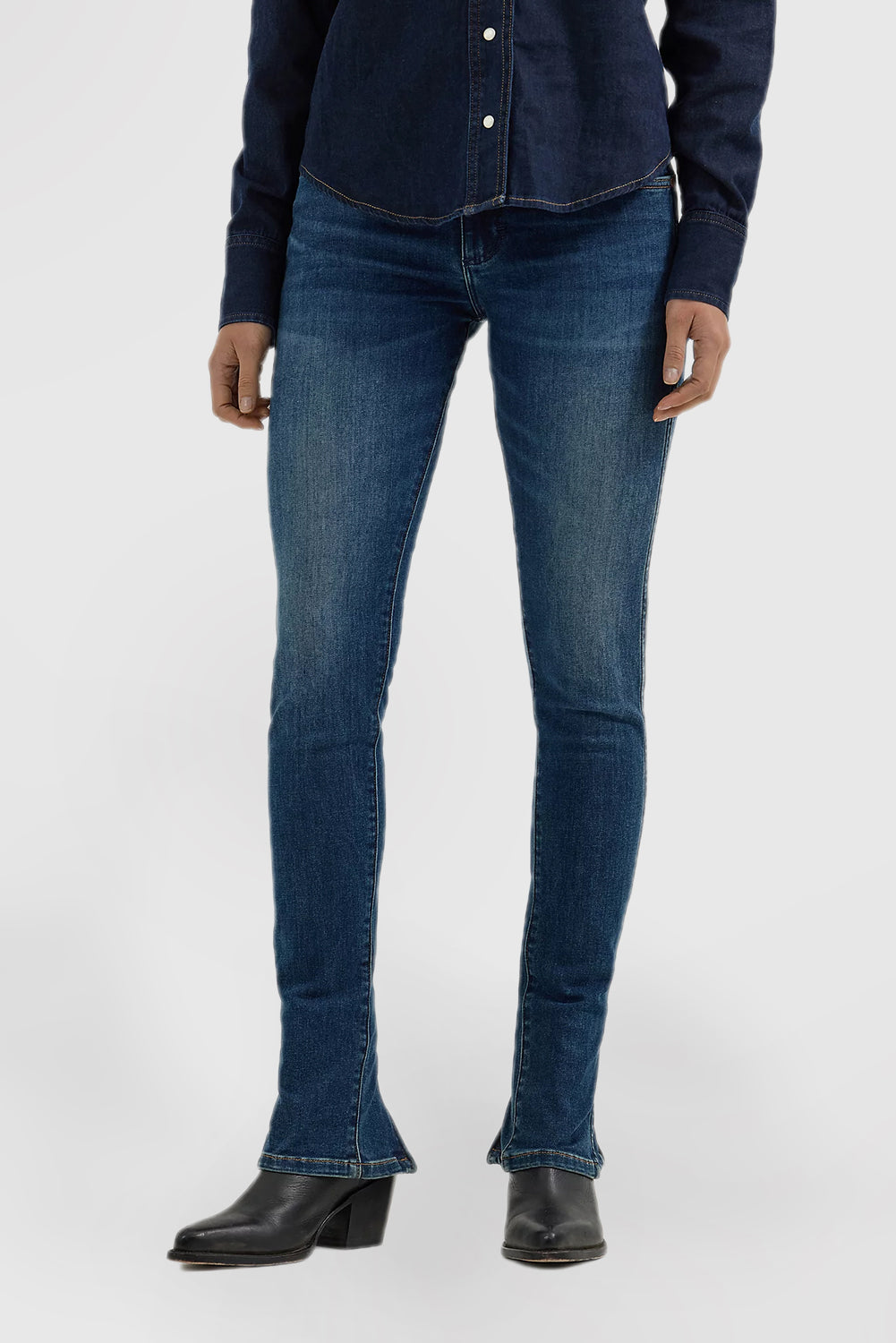 Low-Rise Women's Spat Jeans