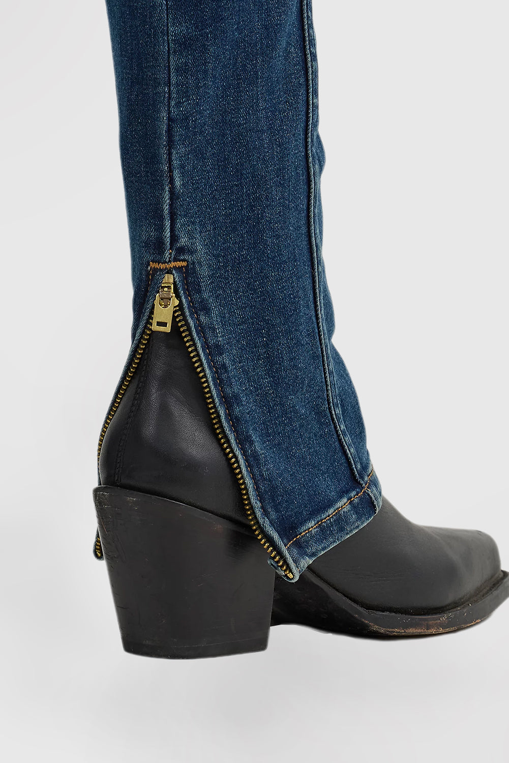 Low-Rise Women's Spat Jeans