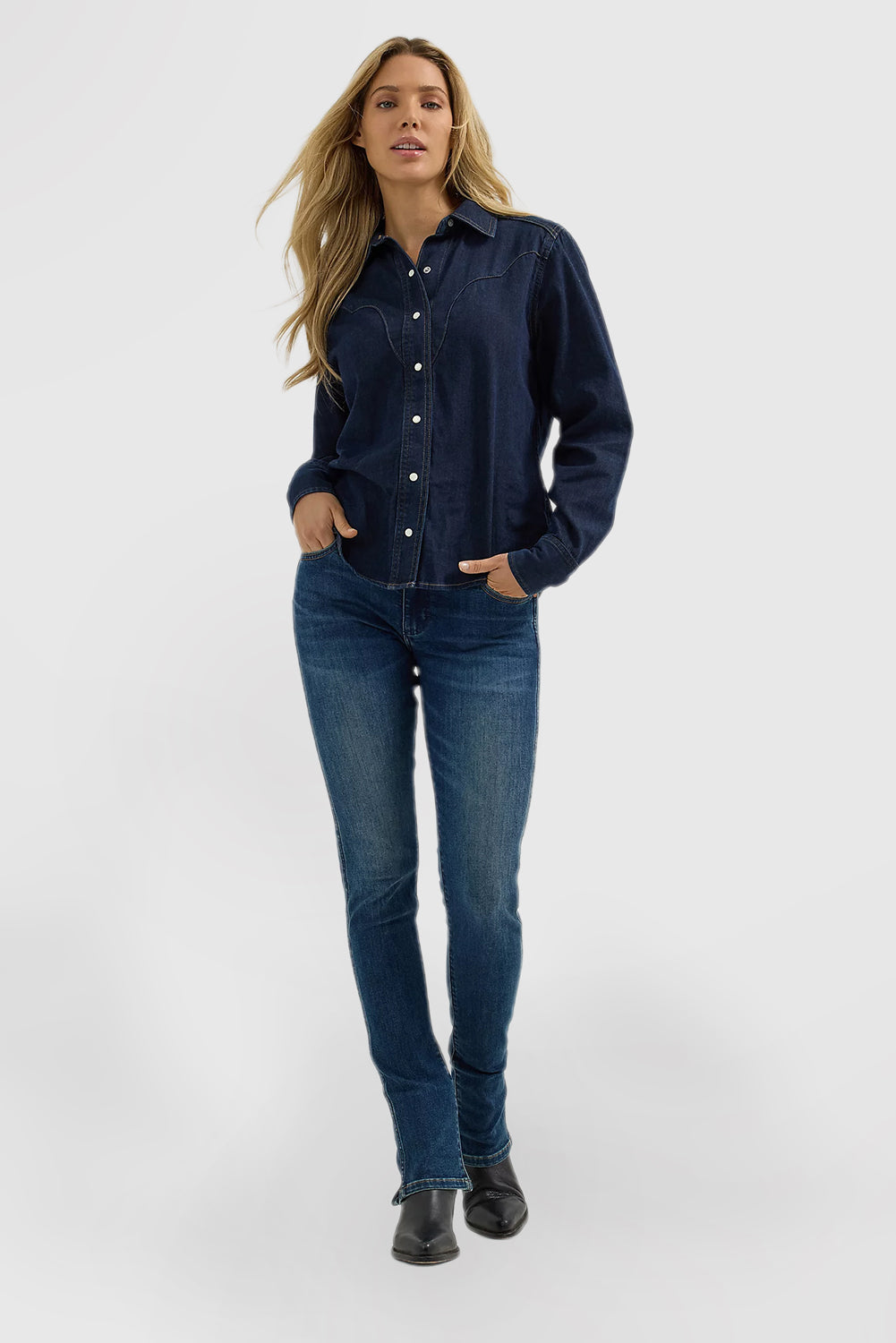 Low-Rise Women's Spat Jeans
