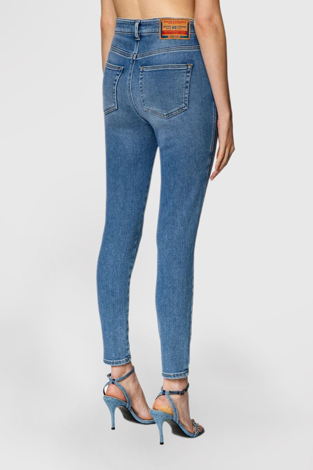 High Waisted Super Skinny Jeans Fitted Leggings