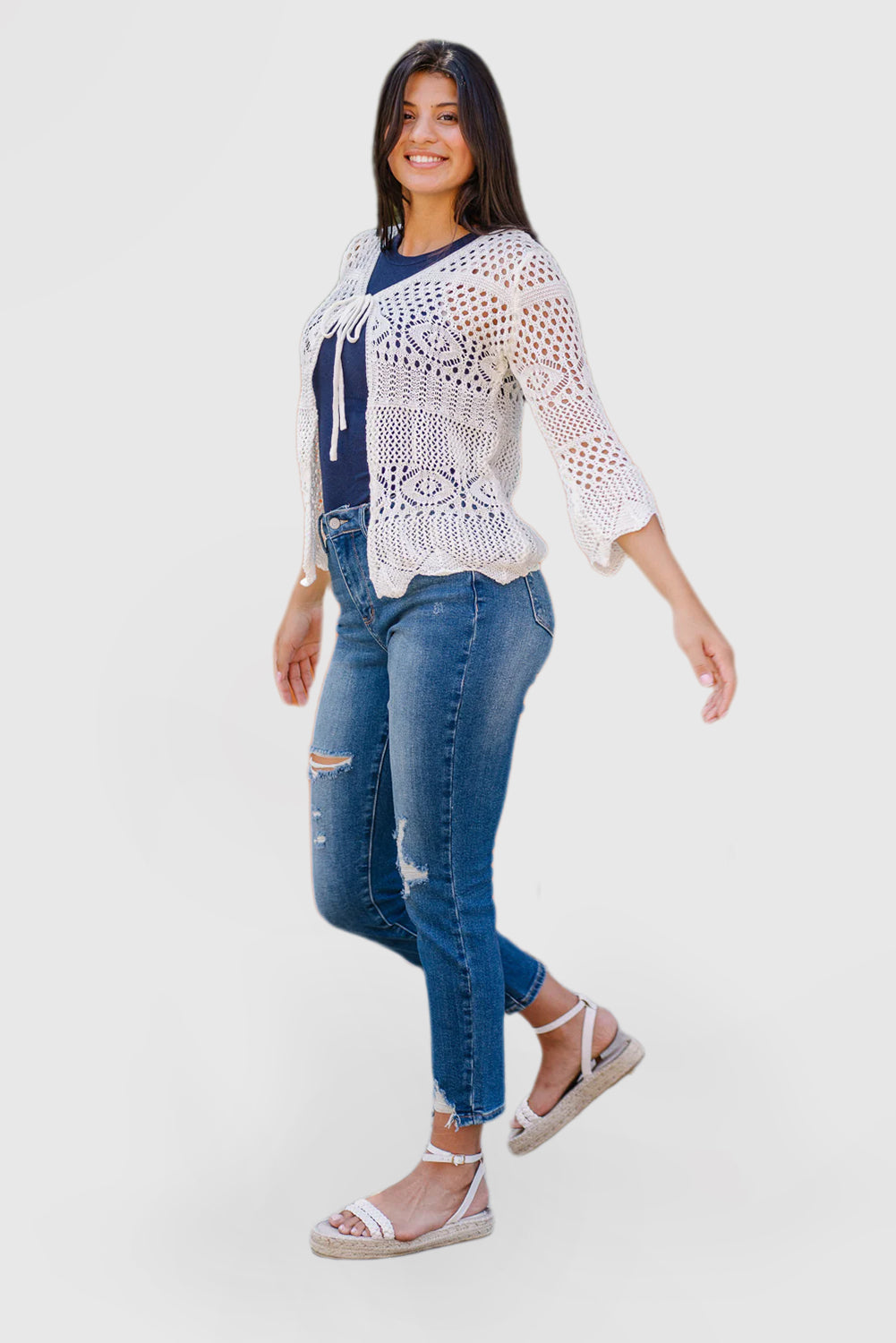 High Rise Jeans with Queen of Hearts Coin Pockets