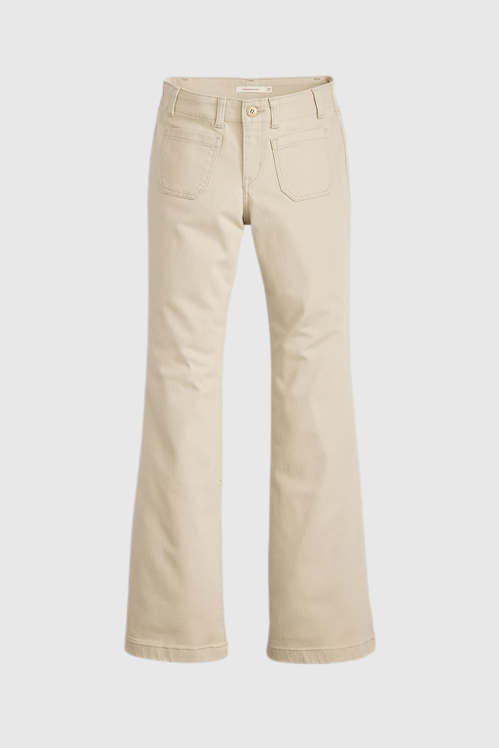 Ultra-Low Rise Flare Jeans for Women