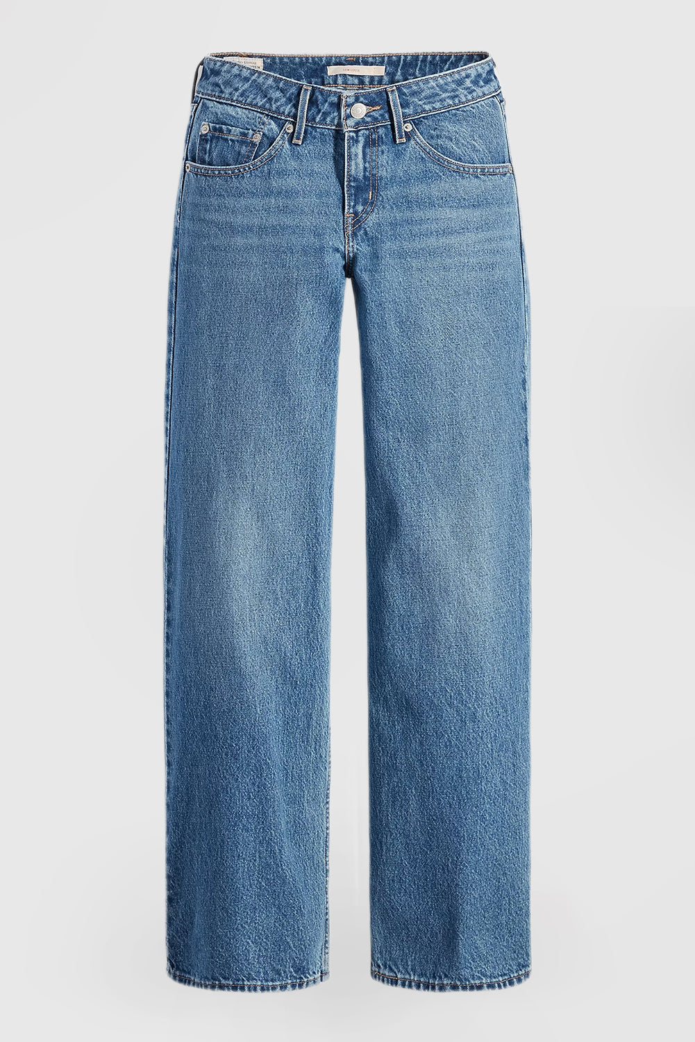 Women's Low-Rise Relaxed Fit Jeans with a Loose