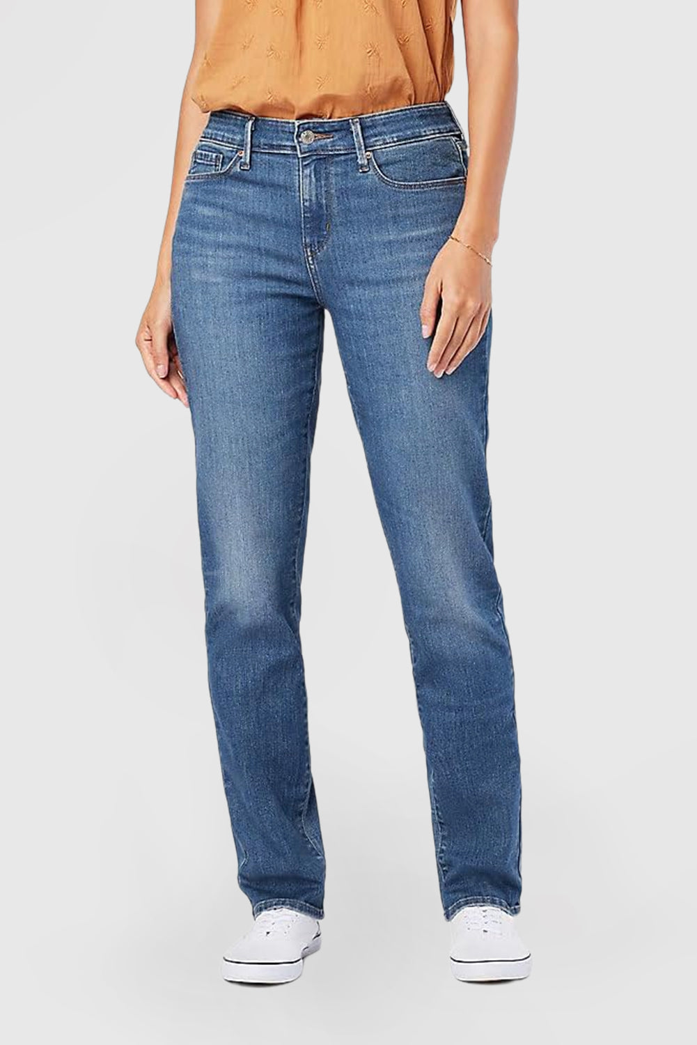 Women's Modern Straight Fashion Casual Jeans