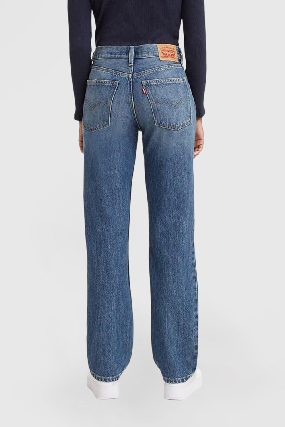 Women's Low Rise Jeans Casual Loose Straight Legs