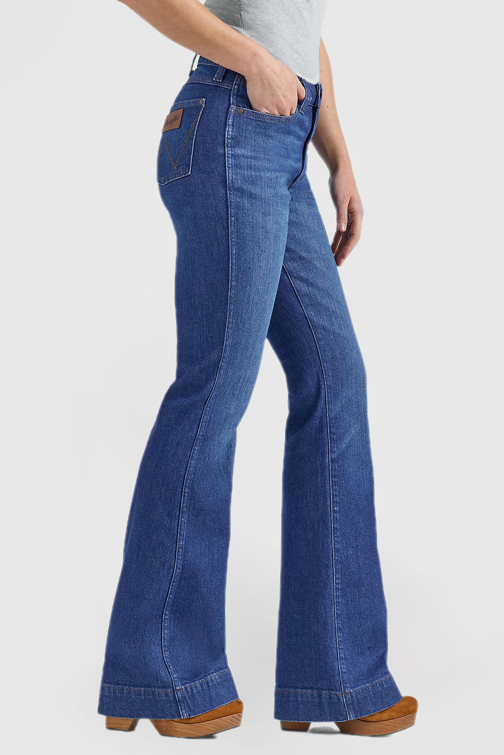 Women's High Rise Trouser Jeans in Florence
