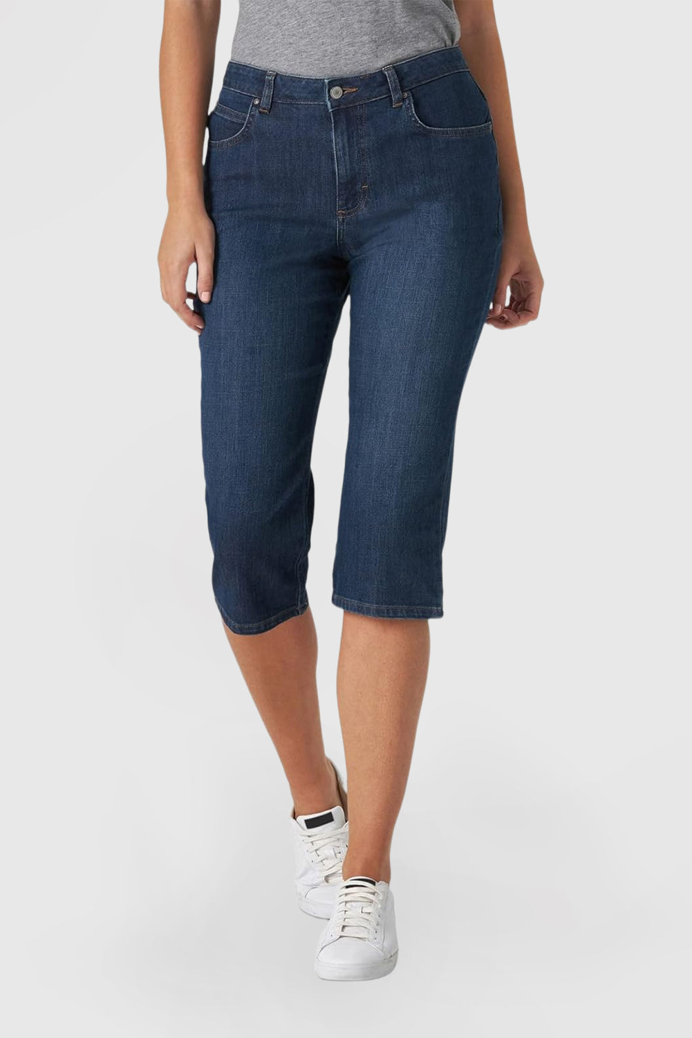 Women's Casual Relaxed Capri Jeans