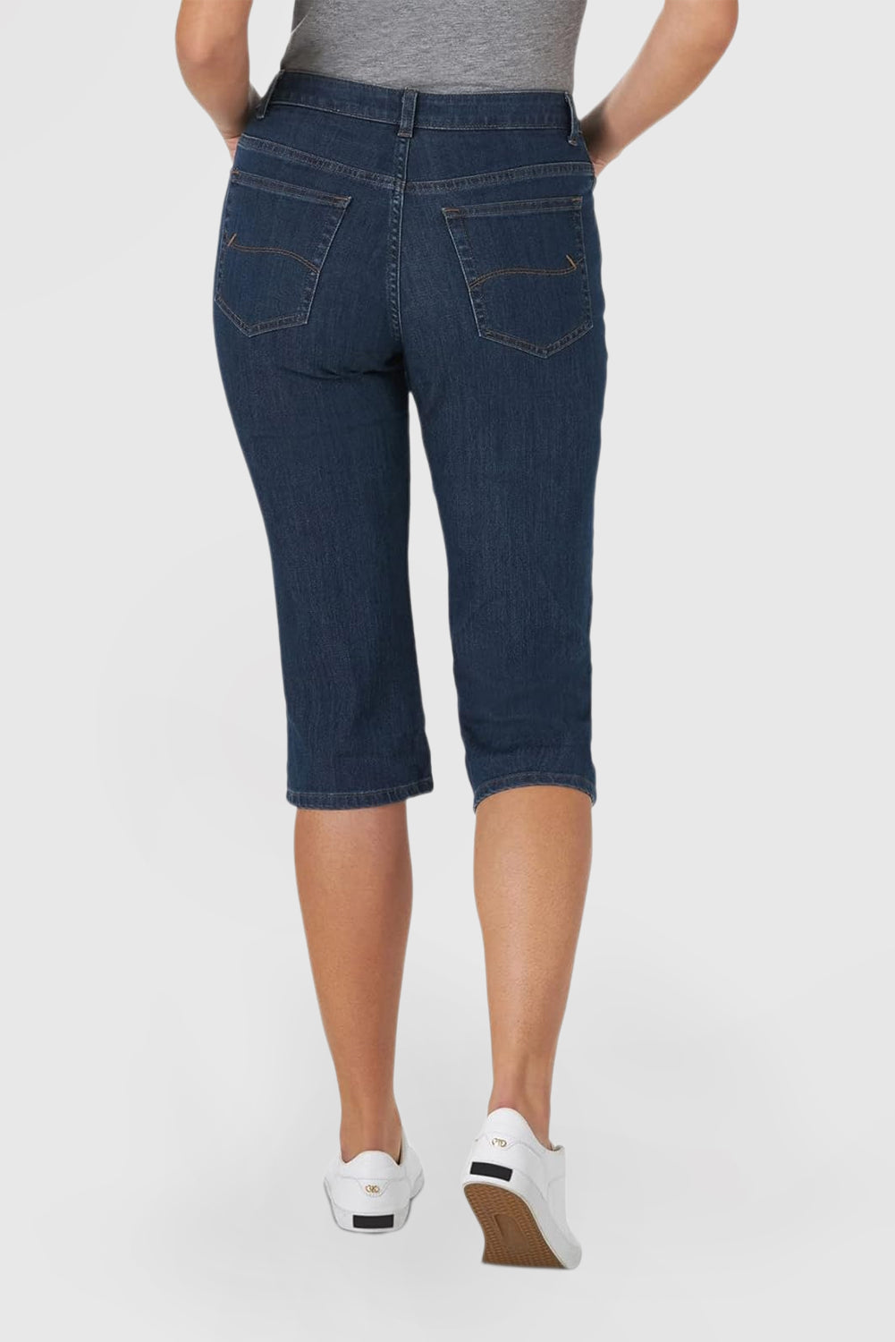 Women's Casual Relaxed Capri Jeans