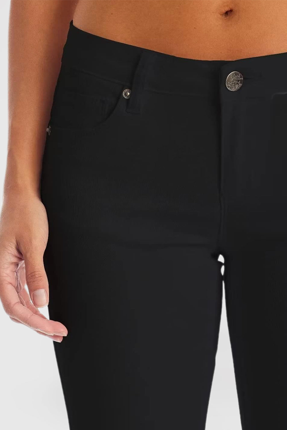 Women's Butt Lift Stretch Denim Capri Shorts