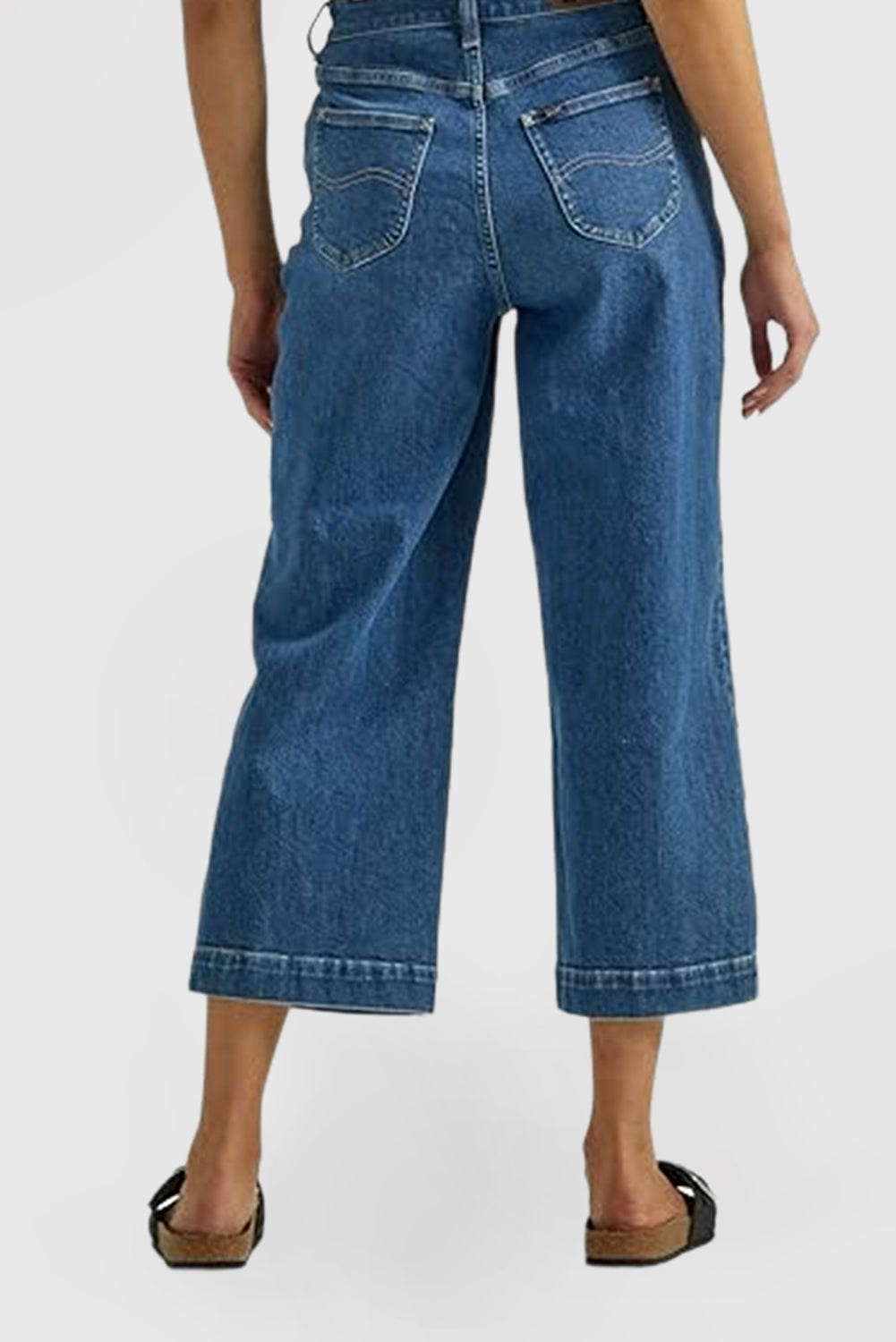Women's Legendary High-Rise Wide-Leg Cropped Jeans
