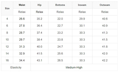 Women's Fashion Aged Jeans High Waistline Straight Legs
