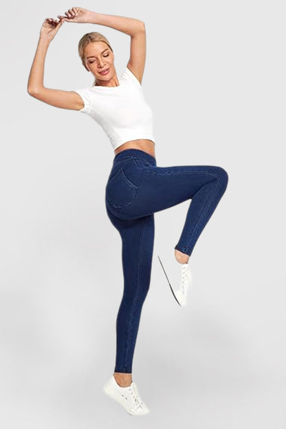 Women's High Waist Skinny Pants Stretch Skinny Jeans