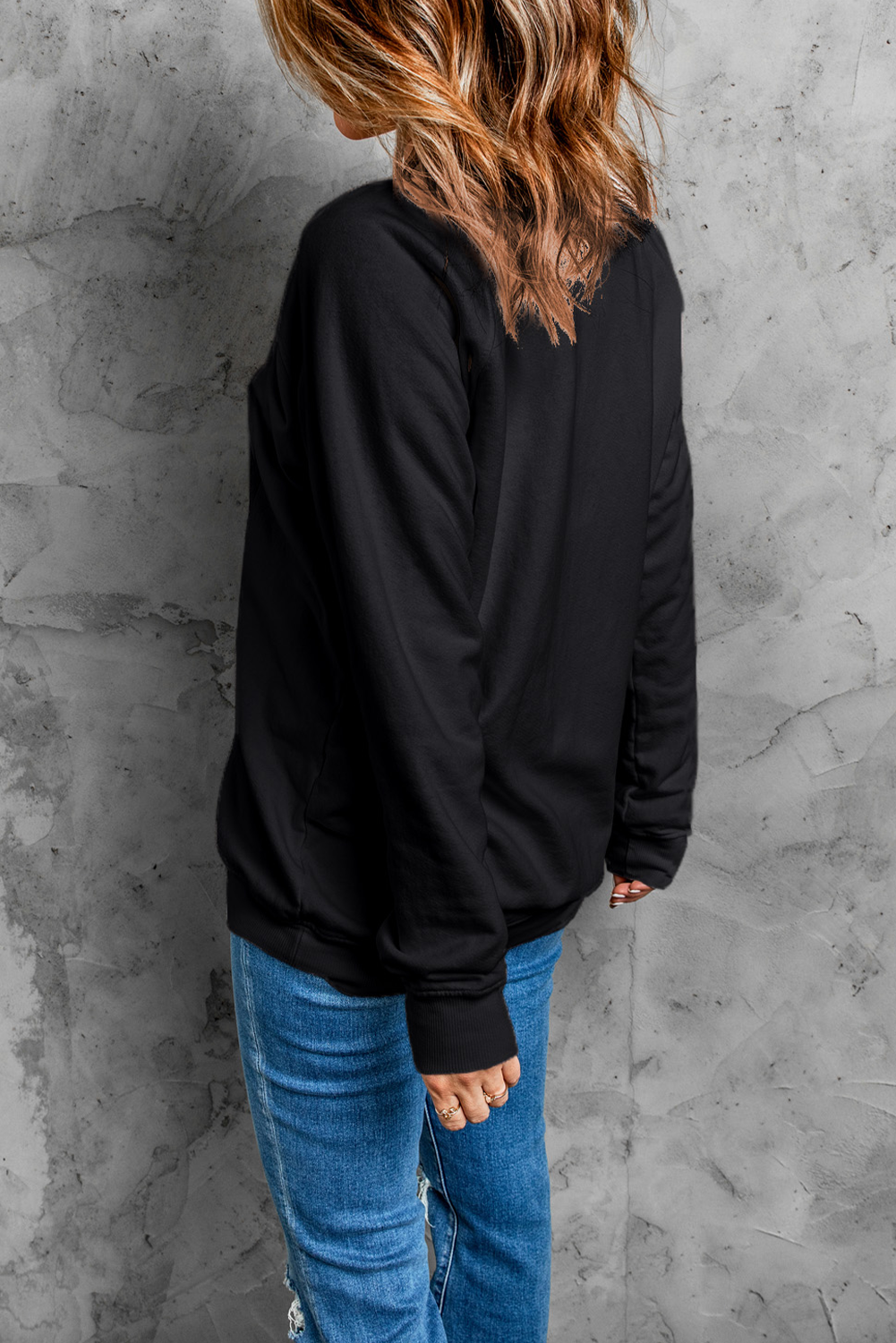 Black Thanksgiving Turkey Graphic Sweatshirt