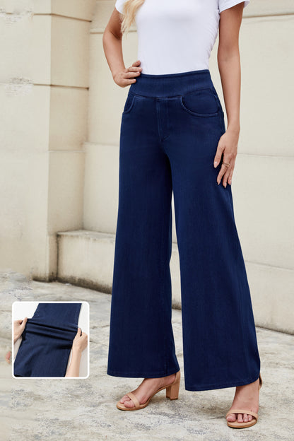 Medium Wash Straight Leg Loose Casual Jeans