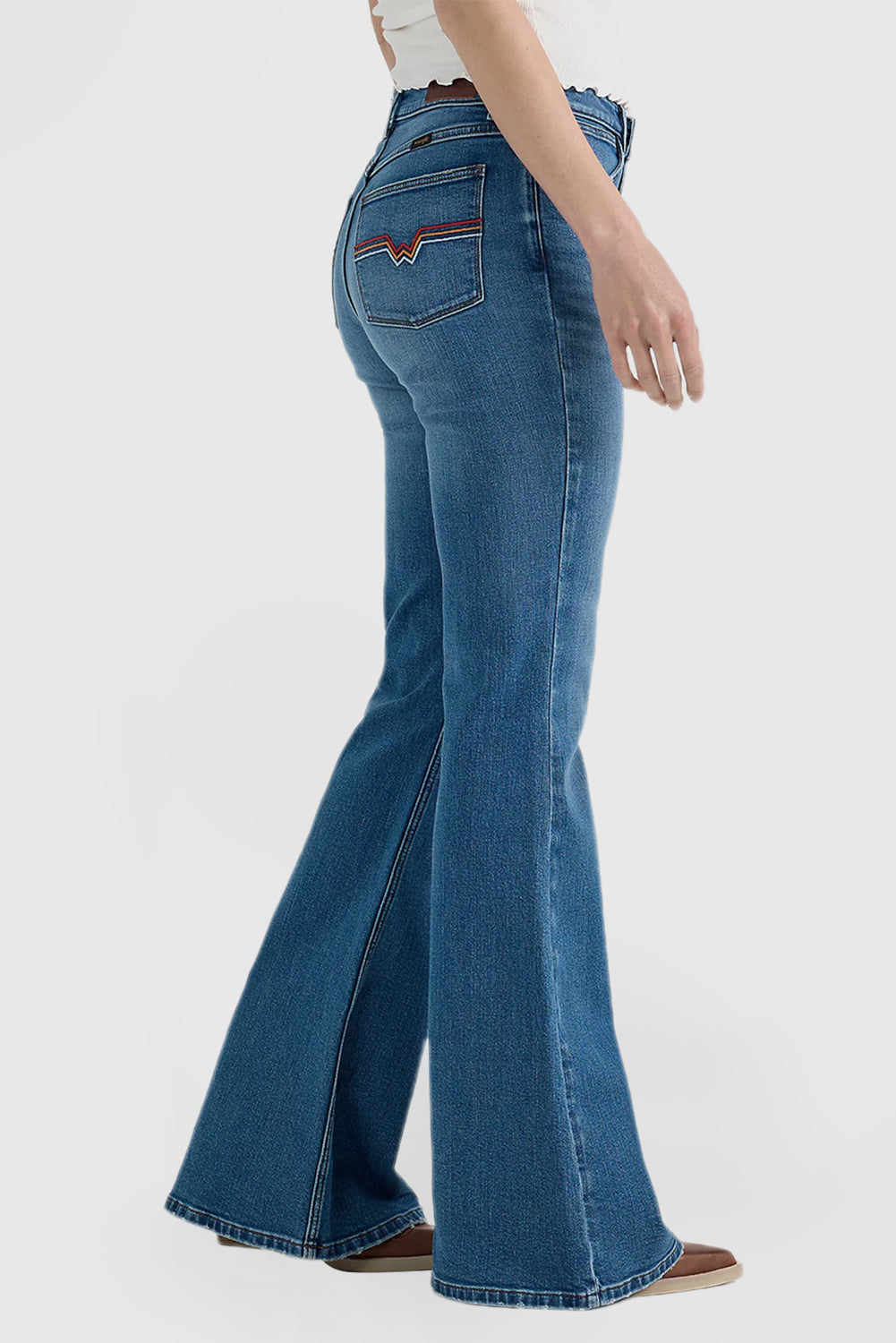 Women's Classic Vintage High Waist Flare Jeans